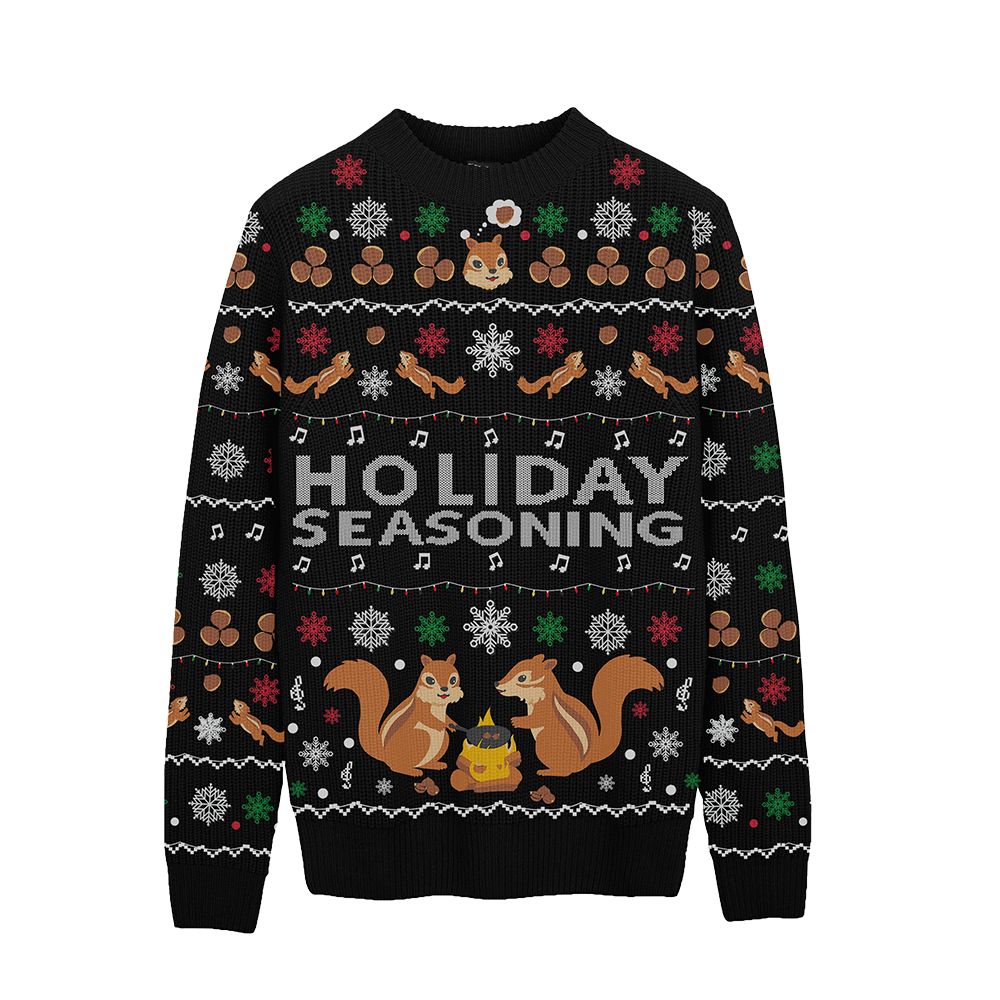 Ugly Christmas Sweater Shirt SLEIGHIN THESE HO'S Men's Ugly