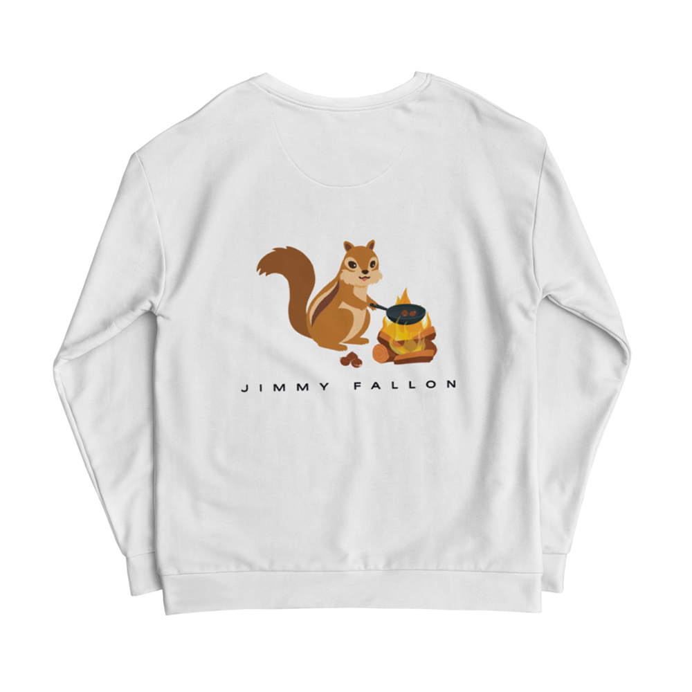 Holiday Seasoning White Chestnuts Roasting Crewneck Back